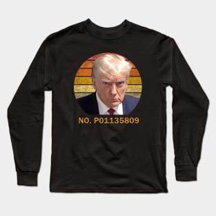 Trump's mug shot Long Sleeve T-Shirt